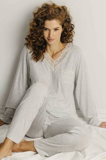 AYYILDIZ 55820 Gray Pajama Set