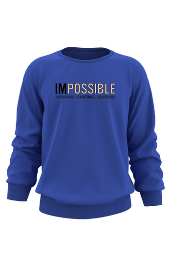 ADA BEBEK ÇOCUK Φούτερ Unisex Black Impossible Is Nothing