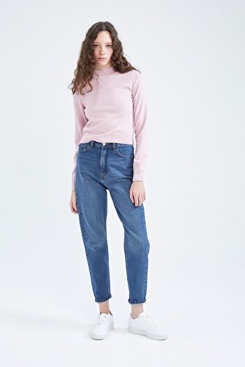DeFacto Pulover cu jumătate de guler slim Fit