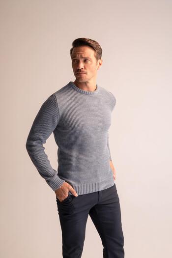 DeFacto Regular Fit Crew Neck Knitwear Sweater