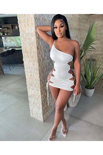 BF Bikini Fashion Φόρεμα με χιαστί σχοινί
