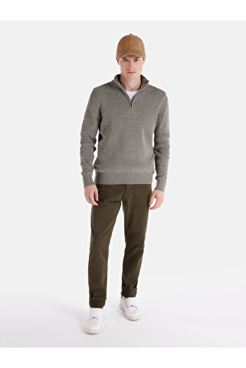 Colin's Regular Fit Triko Yeşil Erkek Kazak