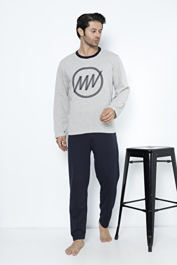 Ayans Pijama Two Thread (Thick) Men's Pajama Set