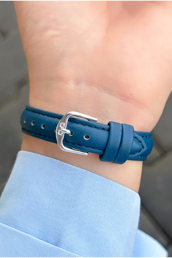 Q&Q 3 ATM Waterproof Leather Band Women's Wristwatch