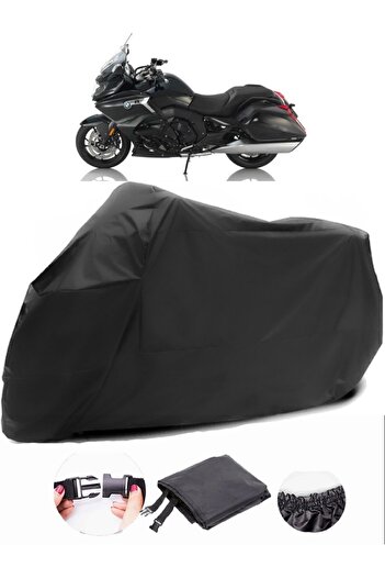 AutoEN Black Waterproof Durable Motorcycle Tarpaulin for BMW K 1600 B