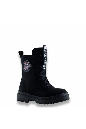 iskarpino 7255 Emerald Black Winter Non-Slip Sole Children's Boots