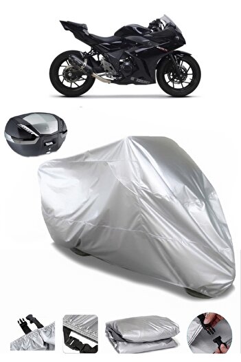 AutoEN Suzuki GSX-R 250 Rear Bag Compatible Motorcycle Tarpaulin Luxury Quality Thick High Quality