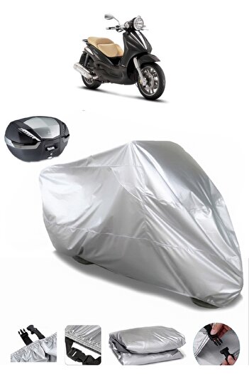 AutoEN Piaggio Beverly 500 Rear Bag Compatible Motorcycle Tarpaulin Luxury Quality Thick High Quality