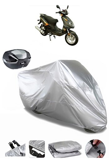 AutoEN Asya AS 125 T-15 Rear Bag Compatible Motorcycle Tarpaulin Luxury Quality Thick High Quality