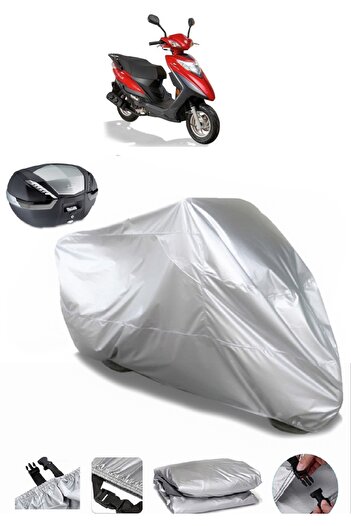 AutoEN Stmax Lindy 50 Rear Bag Compatible Motorcycle Tarpaulin Luxury Quality Thick High Quality