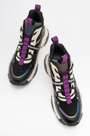 LuviShoes Dámské sportovní boty CLARA Black Purple