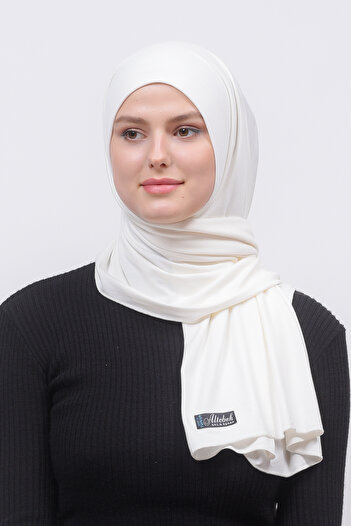 Altobeh Hijab Combed Shawl Plain Ecru