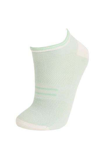 DeFacto Women's Patterned 5-Piece Booties Socks