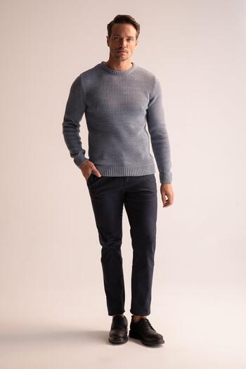 DeFacto Regular Fit Crew Neck Knitwear Sweater