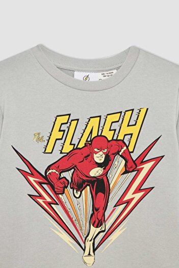 DeFacto Erkek Çocuk The Flash Bisiklet Yaka Sweatshirt