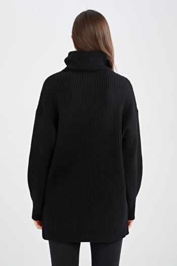 DeFacto Oversize Fit Balıkçı Yaka Tunik