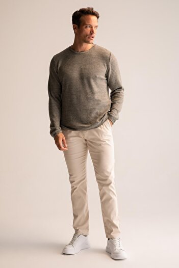 DeFacto Regular Fit Crew Neck Knitwear Sweater