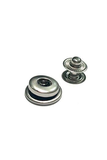 trimist 15 Mm Cover Set of 4 Snaps (BOTTOM PARTS 12.5 MM) - Stainless Steel - 100 Sets