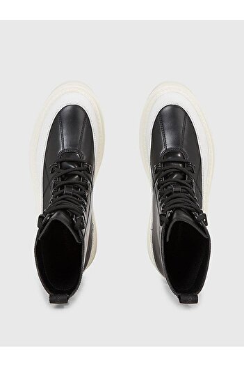 Calvin Klein FLATFORM LACE UP BOOT LTH Kadın Bot