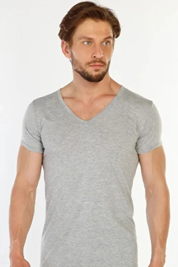 Tutku V-Neck Half Sleeve Undershirt Pack of 6