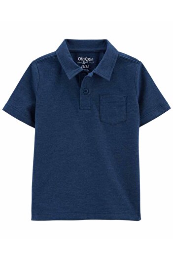 Oshkosh B’Gosh Little Boy T-shirt Polo Neck Blue