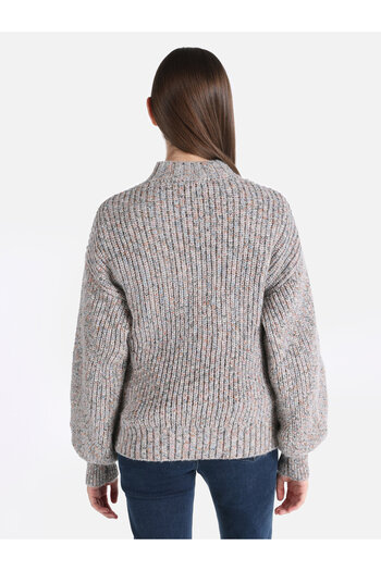 Colin's Pulover multicolor pentru femei, cu gât rotund, slim fit
