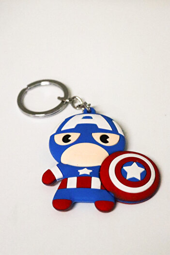 EUROMODA Marvel Captain America Designed Keychain Accessory