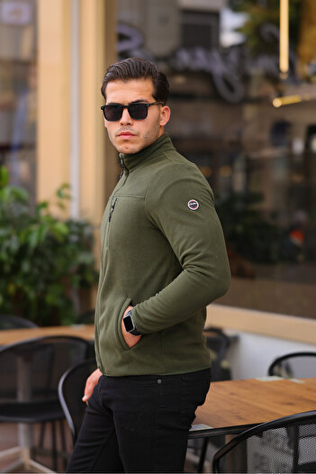 northerner Men's Zippered Fleece Winter Fleece Anti-Pilling