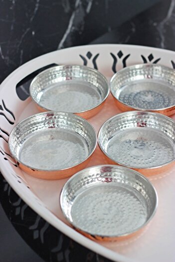 KAVELE 6 Pieces Copper Snack Bowl Breakfast Jam Sauce Bowl Appetizer Bowl
