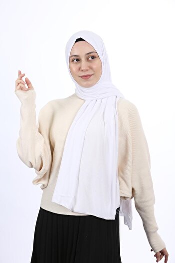 Altobeh Hijab Combed Shawl Plain White