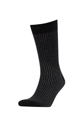 DeFacto Men's 5-Piece Cotton Long Socks R8097Azns