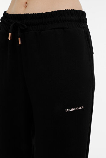 lumberjack WL CAMILA 22CT695 3PR Siyah Kadın Eşofman Altı