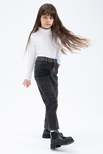 DeFacto Girl's Mom Fit Jean Trousers