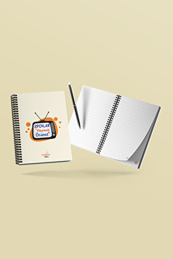Harikalar Ofisi Spoiler "We Are All Dead" Themed 14*19 Lined Notebook