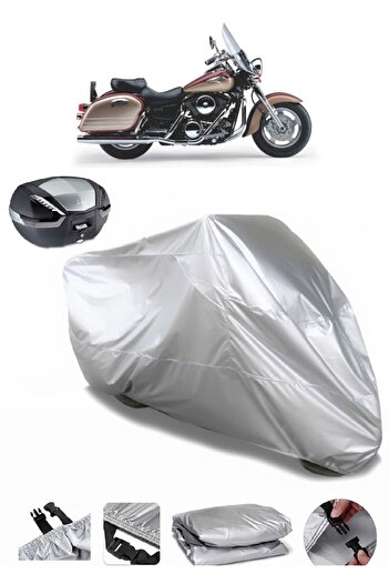 AutoEN Kawasaki VN 1500 Classic Tourer Rear Bag Compatible Motorcycle Cover Luxury Quality Motor Cover