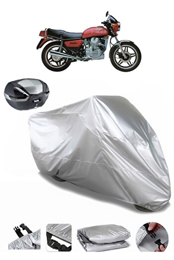 AutoEN Honda CX 500 Rear Bag Compatible Motorcycle Tarpaulin Luxury Quality Motorcycle Tarpaulin