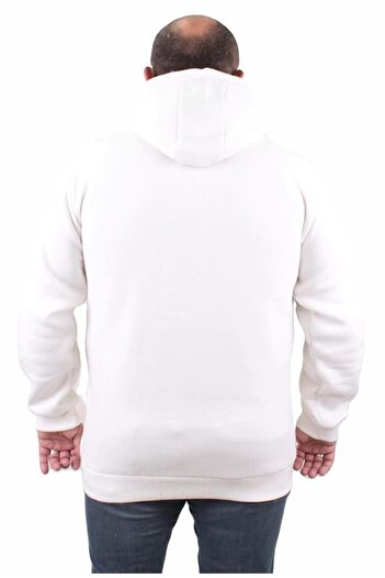 Starbattal Plus Size Unisex Hooded 3ip Sweat 11701 ECRU