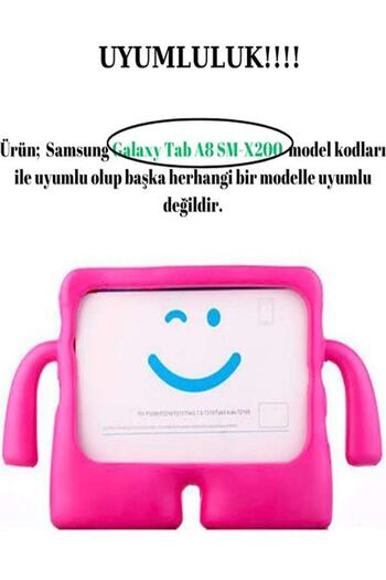 MİRAKSESUAR Galaxy Tab A8 10.5 2021 2022 Tablet Case Sm- X200 Sm- X205 Sm- X207 Case for Kids