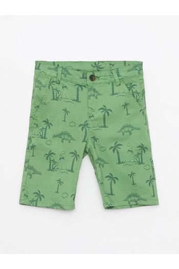 LC Waikiki Boys' Gabardine Shorts - Lcw Kids Patterned