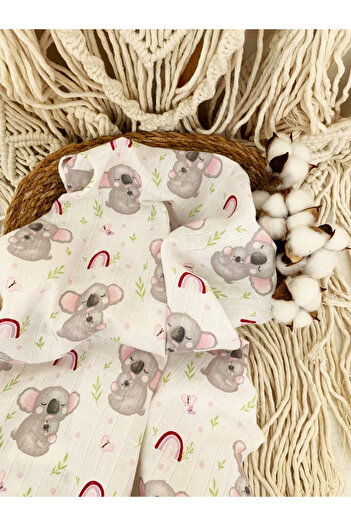 Tinybabyconcept Soft Organic 100% Cotton Multi-Purpose Muslin Baby Blanket Set of 3 90x100 cm Muslin Cloth Blanket