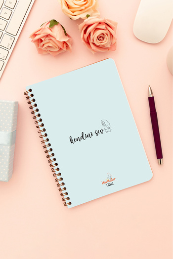 Harikalar Ofisi A5 Striped Notebook Love Yourself Themed 14*19