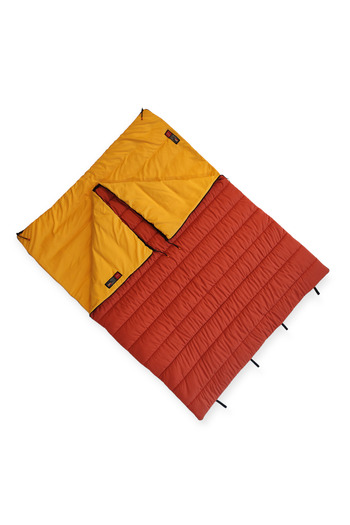 Naturecamp Elika 350 Orange -15 Degree Combinable Double Pillowed Sleeping Bag