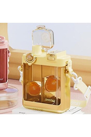 Need Shotay double eyed Bpa Free Tritan 700 ml Pastel Yellow