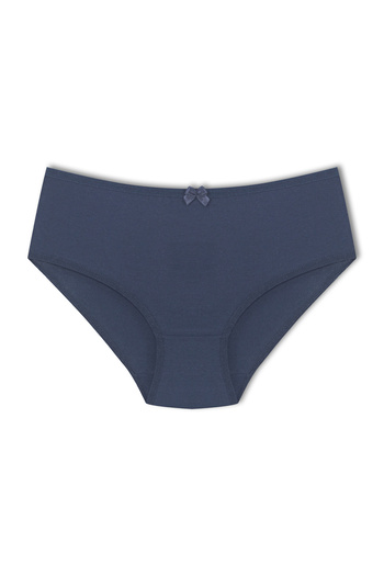 HNX Chiloți Bato de damă, din denim, bumbac, talie înaltă