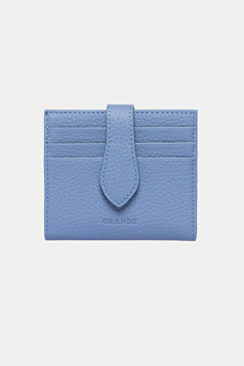 Grande 3803 Genuine Real Leather Special Design Wallet for Women and Men Baby Blue