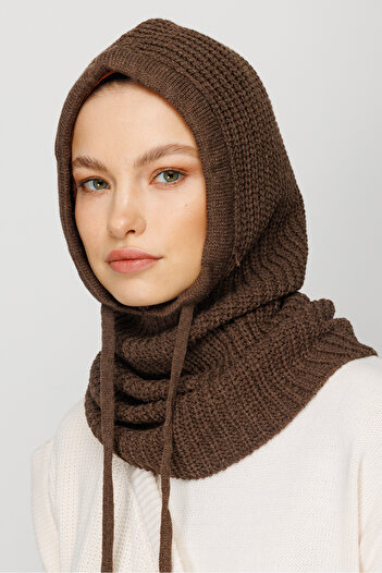 Mooncorn Dark Mink Balaclava Knitwear Headboard