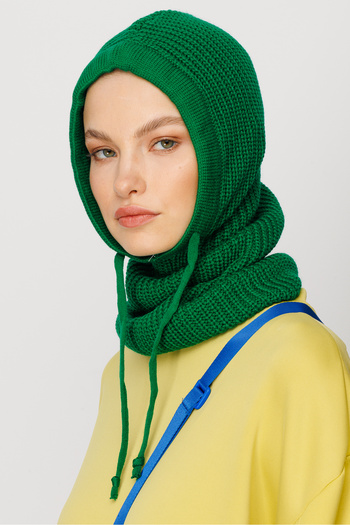 Mooncorn Benetton Green Balaclava Knitwear Headboard