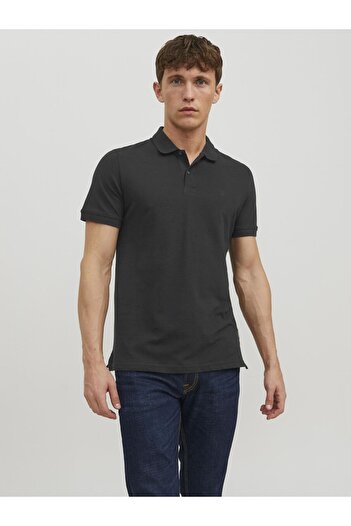 Jack & Jones Poloshirt Einfarbig Hemdkragen Poloshirt