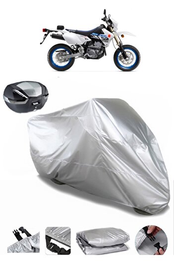 AutoEN Suzuki DRZ400SM Rear Bag Compatible Motorcycle Tarpaulin Luxury Quality Motorcycle Tarpaulin