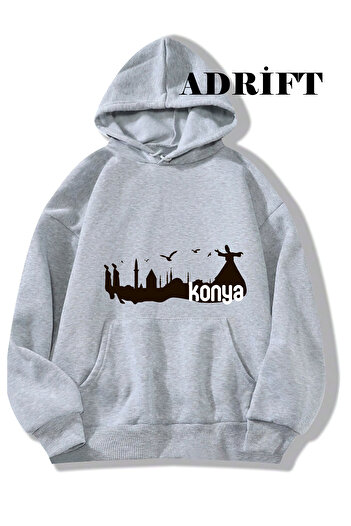 Adrift Унісекс-светр з капюшоном Konya Kapşonlu